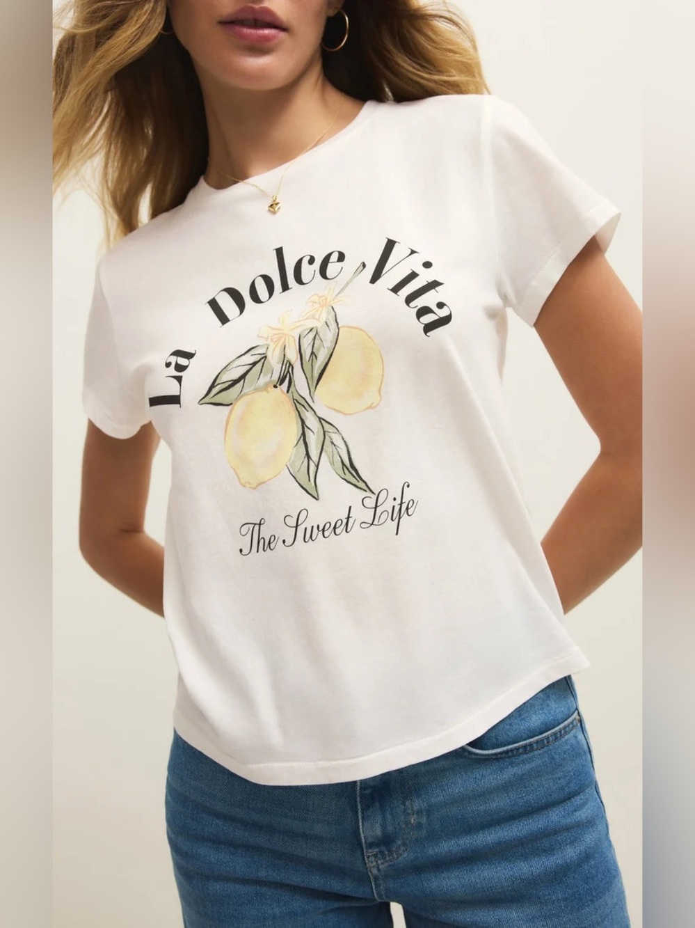 Z SUPPLY LA DOLCE VITA COTTON TSHIRT